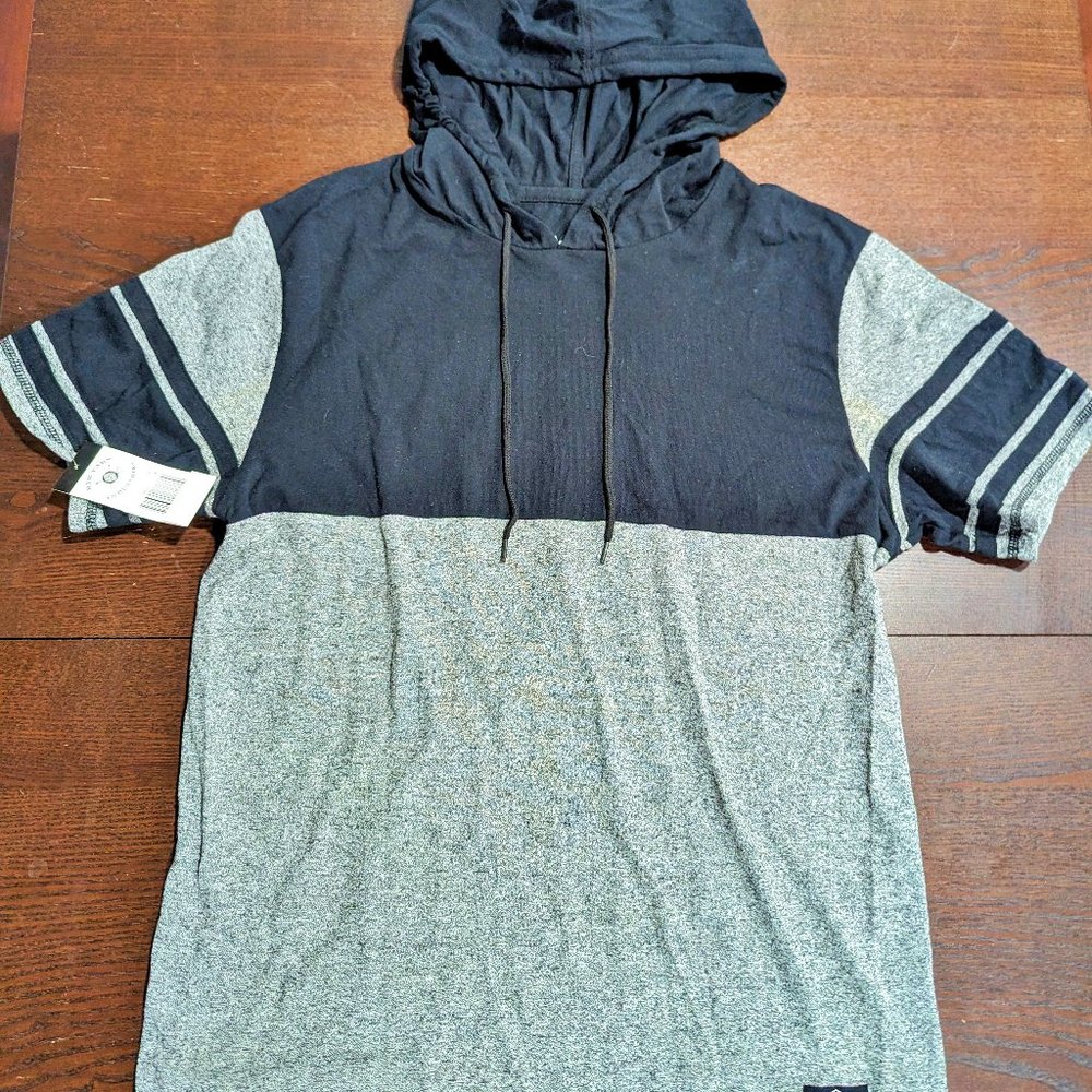 NEW Bklyn Cloth Work Wear Short Sleeve Hoodie Mens L Ultra-Comfort